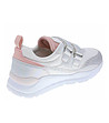 Бели детски обувки с глитер панел-2 снимка