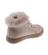 Розови детски боти с пух-2 снимка
