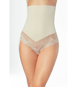 Бежови оформящи бикини с висока талия Valenta снимка