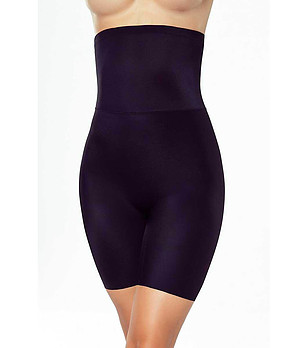 Черен дамски моделиращ клин Vlata с висока талия в макси размери снимка