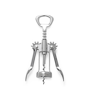 2в1 Тирбушон и отварачка в сребристо снимка