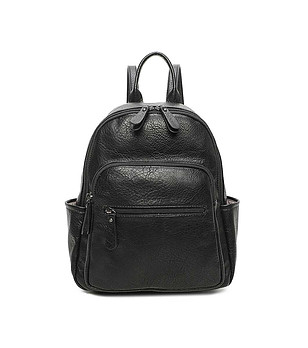 Дамска черна раница Lina снимка