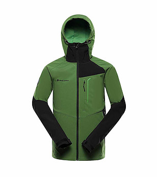 Softshell мъжко яке в зелено и черно Esprit  с DWR  снимка