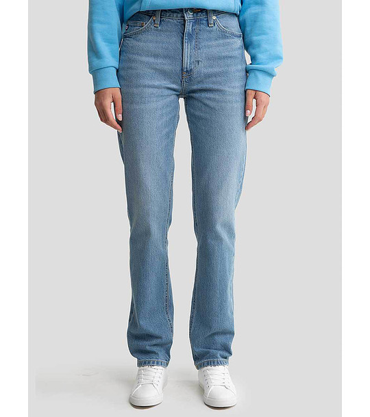 Светлосини дамски дънки с памук Charlotte снимка