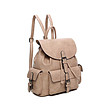 Дамска раница в цвят таупе Alama-2 снимка