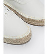 Дамски еспадрили в цвят крем-3 снимка