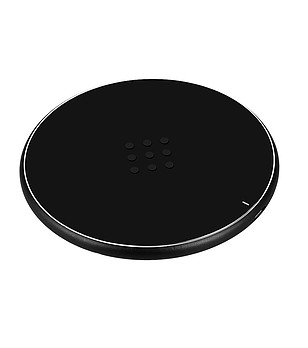 Индукционно безжично Fast charge зарядно за телефон в черно снимка