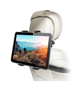 Черна поставка за таблет за кола 7 "-14" снимка