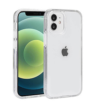 Прозрачен калъф 2в1 за iPhone 12 Mini снимка