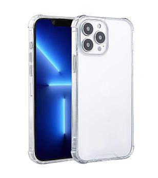 Прозрачен силиконов калъф за iPhone 13 PRO МАX снимка