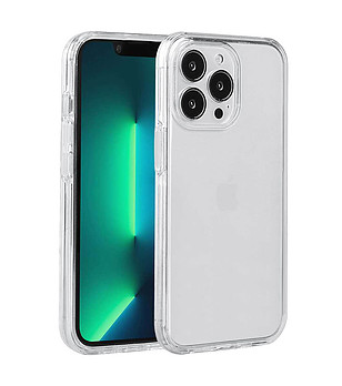 Силиконов прозрачен кейс за iPhone 13 PRO снимка