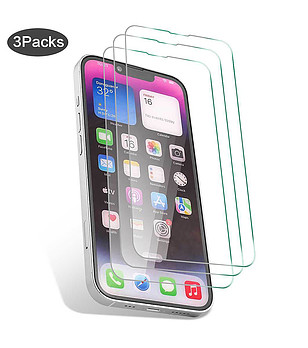 Комплект от 3 защитни протектора за IPHONE 14 снимка
