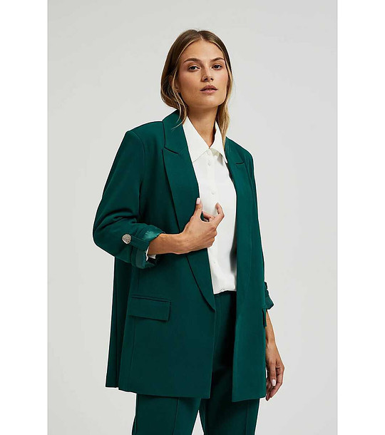 Дамско сако в зелено Karolen снимка