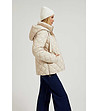 Светлобежово дамско зимно яке Alarice-1 снимка