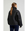 Черно дамско капитонирано яке Salvena-1 снимка