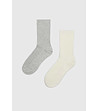 Сет от чорапи в сиво и екрю-0 снимка