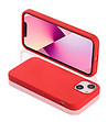Твърд силиконов калъф за  iPhone 13 в червено-3 снимка