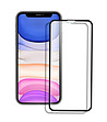 Закален стъклен протектор за iPhone 11 с черен кант-1 снимка
