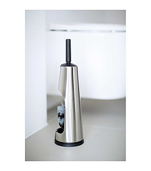 Четка за тоалетна с черна дръжка снимка