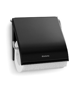 Държач за тоалетна хартия в черен мат ReNew Matt Black снимка