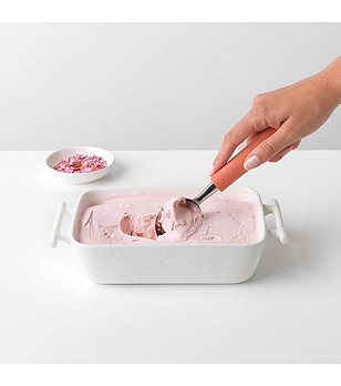 Лъжица за сладолед Tasty в цвят брик снимка