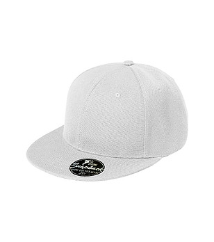 Unisex памучна шапка с козирка в бяло Jerry снимка