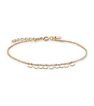 Златиста дамска гривна снимка