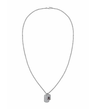 Мъжка верижка в сребристо снимка