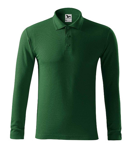 Тъмнозелена мъжка блуза с дълъг ръкав Dre снимка