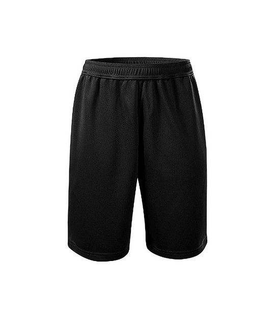 Черни бързосъхнещи детски спортни шорти Kan снимка