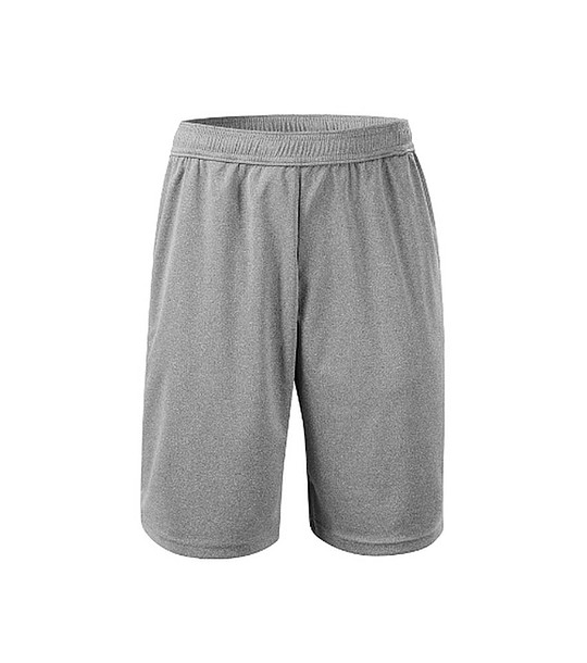 Сиви детски бързосъхнещи спортни шорти Kan снимка