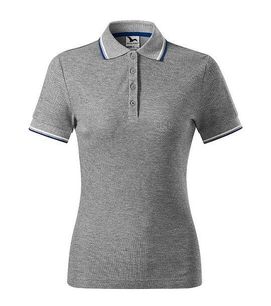 Сива дамска блуза с памук Rika снимка