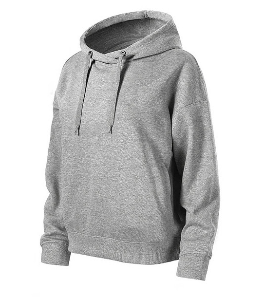 Сив дамски суитшърт с памук Kirra снимка