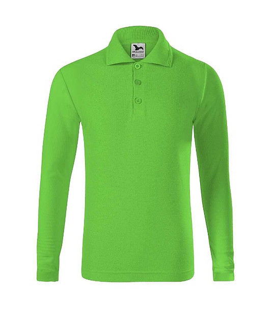 Детска зелена блуза с яка Zino снимка