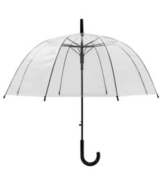 Автоматичен прозрачен чадър снимка