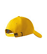 Жълта unisex памучна шапка с козирка-3 снимка