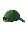 Тъмнозелена unisex памучна шапка с козирка-3 снимка