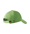 Светлозелена unisex памучна шапка с козирка-3 снимка