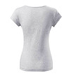 Дамска тениска в сив меланж с памук Lisha-1 снимка