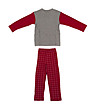 Детска пижама в сиво и червено Mickey-1 снимка