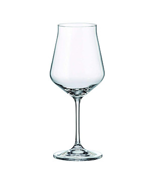 Комплект от 6 броя чаши за вино Bohemia Royal Lida 450мл снимка