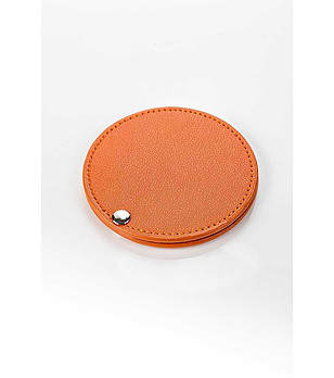 Оранжево кръгло огледало Helsinki снимка