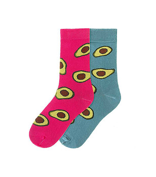 Комплект от 2 чифта памучни дамски чорапи Atrea снимка