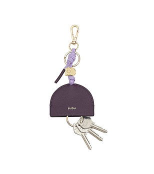 Кожен ключодържател в тъмнолилаво Santorini снимка