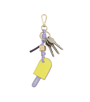 Кожен ключодържател Ice Cream Stick в лилаво и цвят лайм снимка