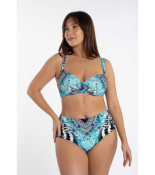 Долнище на бански Ocean Heart с висока талия снимка