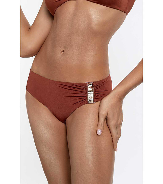 Долнище на бански в кафяво снимка