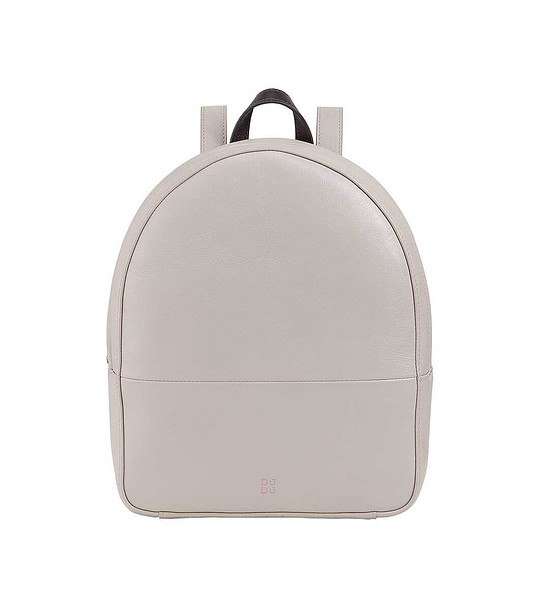 Дамска кожена раница в перлен нюанс Favignana снимка