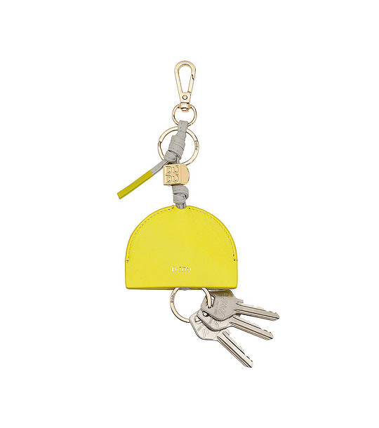 Кожен ключодържател в цвят лимон Santorini снимка