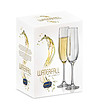 Комплект от 6 чаши за шампанско Bohemia Royal Waterfall 190мл-1 снимка